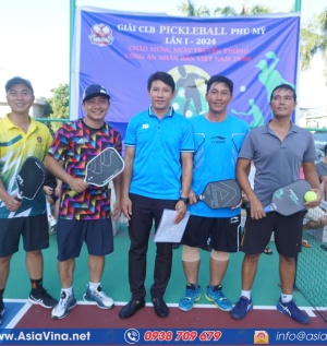 SÔI NỔI GIẢI ĐẤU CLB PICKLEBALL PHÚ MỸ LẦN I NĂM 2024